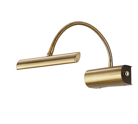 Trio Lighting Curtis Bilderleuchte LED 4W dimmbar gold 180mm, Metall