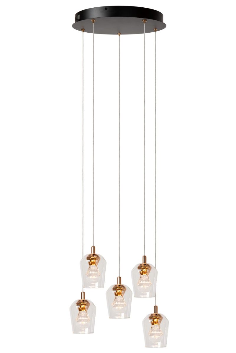 LUCIDE BERLIANE - Hanglamp - Ø 34 cm - LED Dimb.