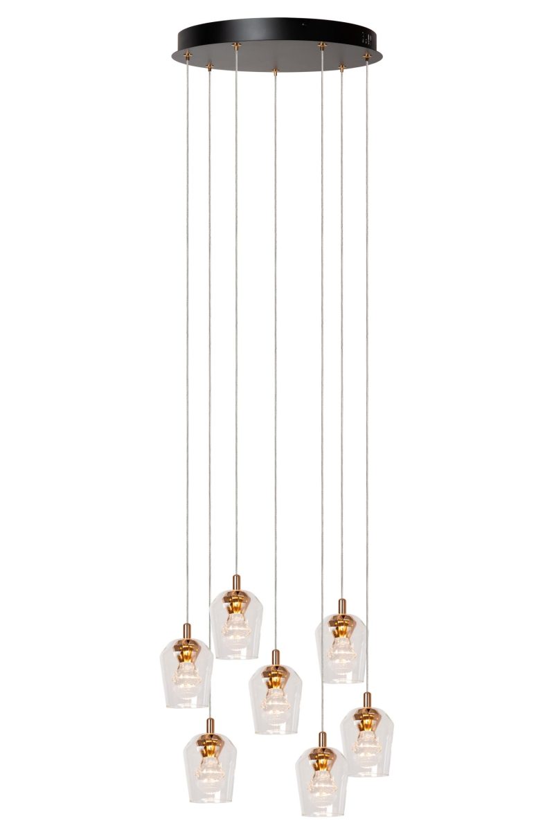 LUCIDE BERLIANE - Hanglamp - Ø 39 cm - LED Dimb.
