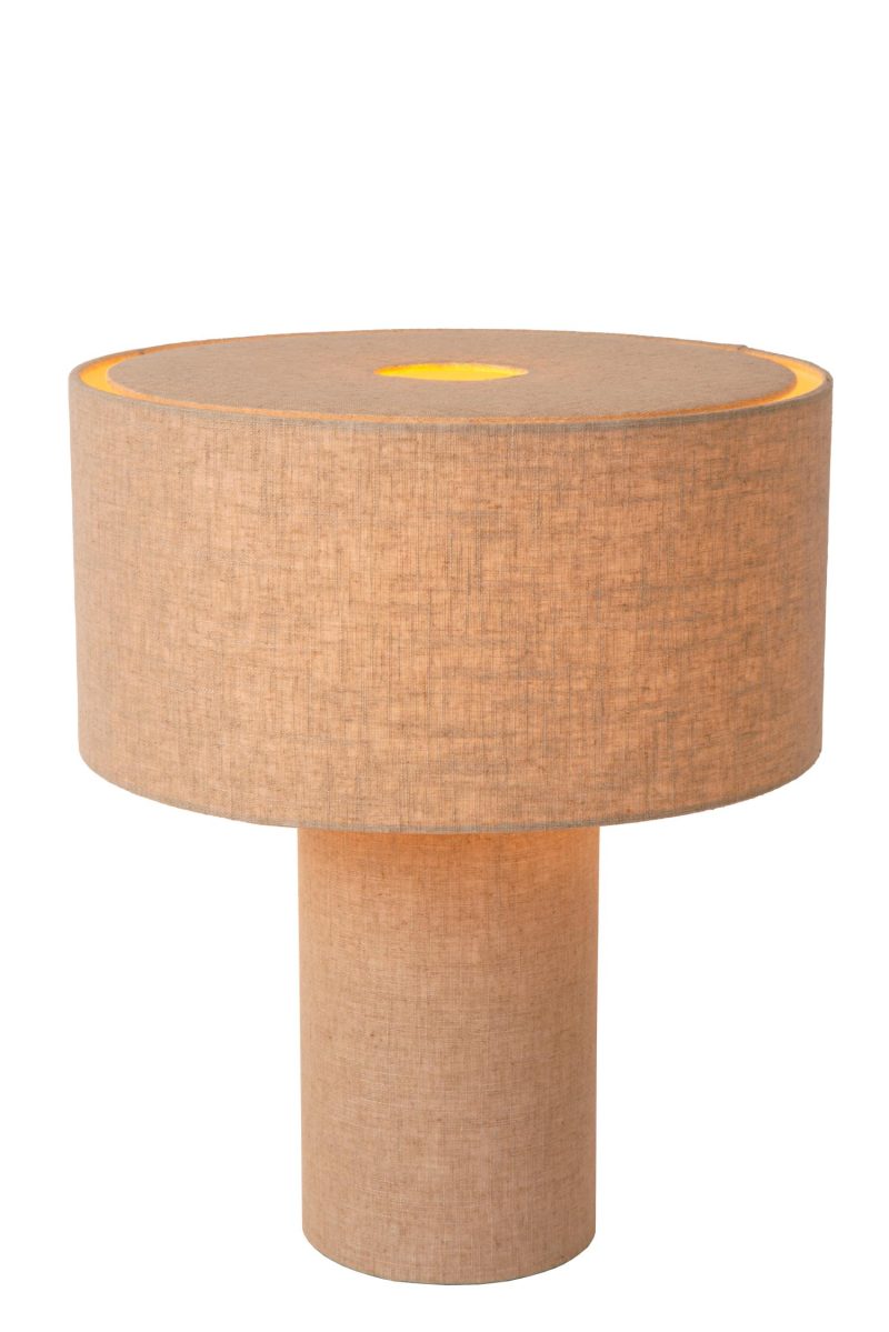 LUCIDE LEEROY - Lampe de Table - 1xE27 - Taupe