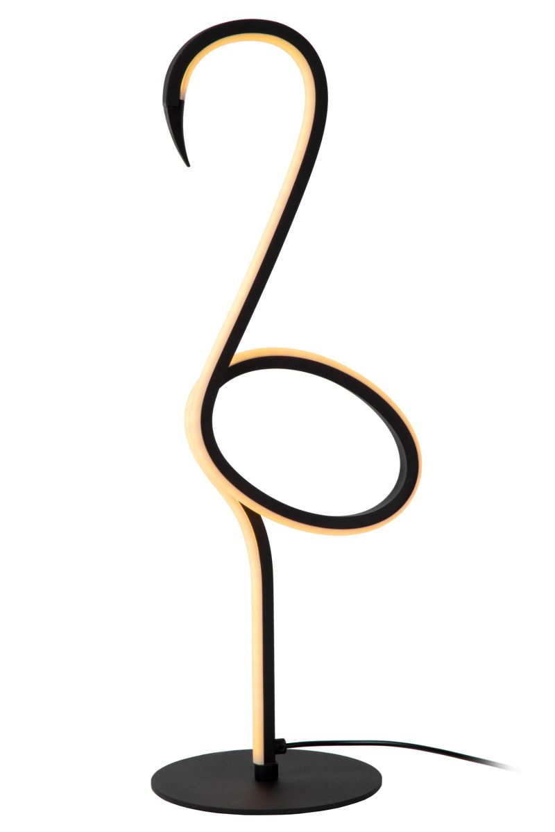 LUCIDE FLAMINGO - Lampe de Table - LED Dimmable - RGB - Multicolore