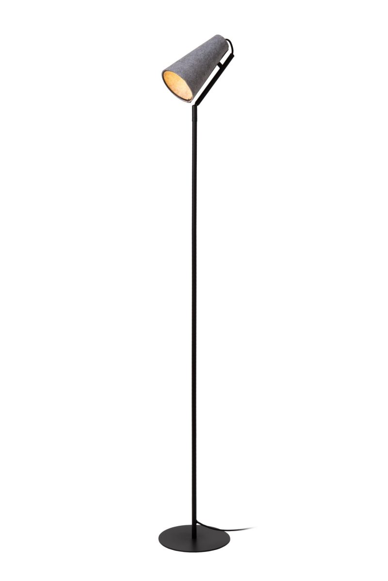 LUCIDE BENSEN - Vloerlamp - 1xE14 - Grijs