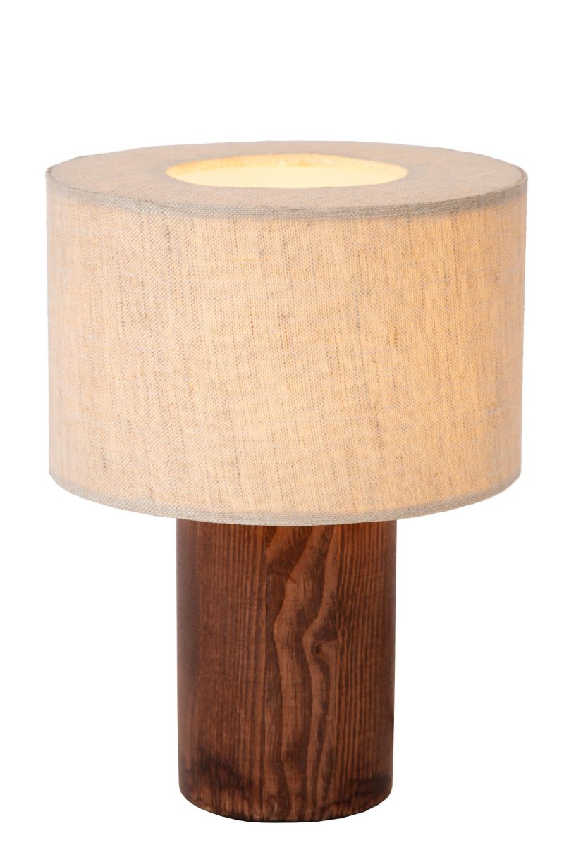 LUCIDE TACHINA - Lampe de Table - 1xE14 - Naturel