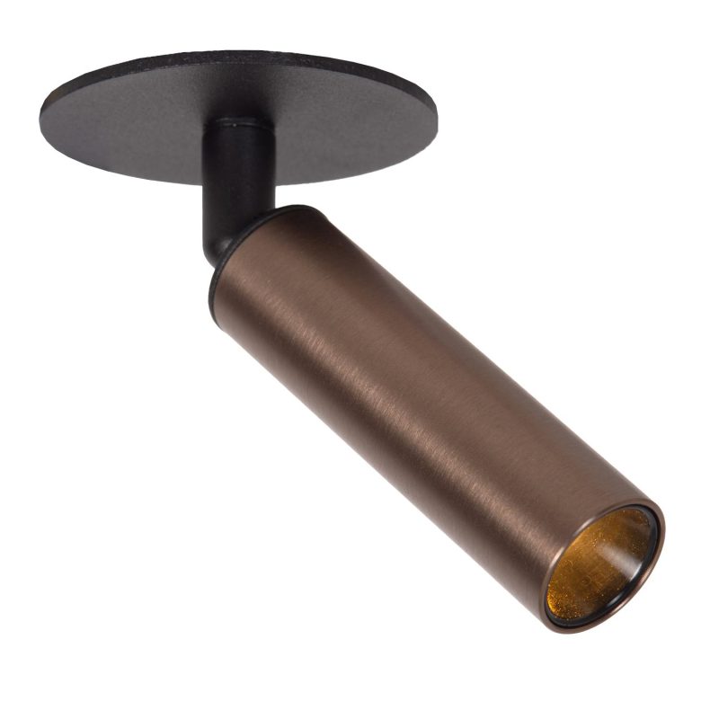 LUCIDE KEONI - Deckenstrahler - Ø 8 cm - LED - 1xG9 - Kaffee - Essential