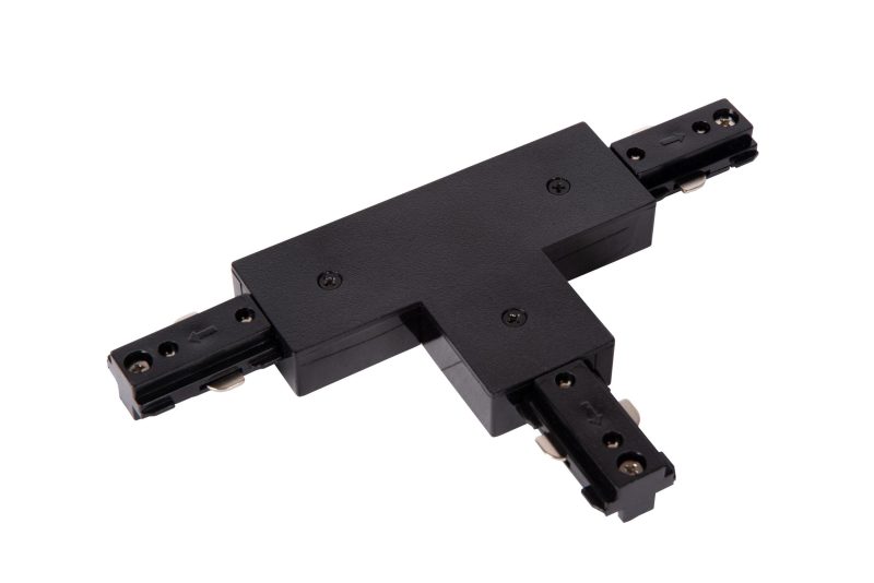 LUCIDE TRACK T Connector A - 1-Phase Rail System / Track Lighting - Black (Extension)