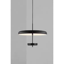 Nordlux Hanglamp slank rond design zwart G9 fitting Ø45 cm