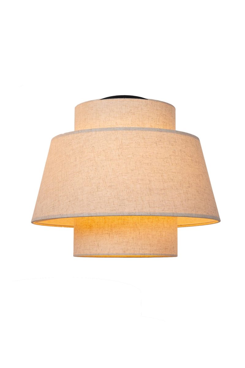LUCIDE TRIBUTE - Ceiling Light - Ø 40 cm - 1xE27 - Beige