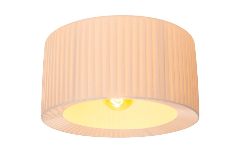 LUCIDE FOLD - Plafonnière - Ø 40 cm - 1xE27 - Wit