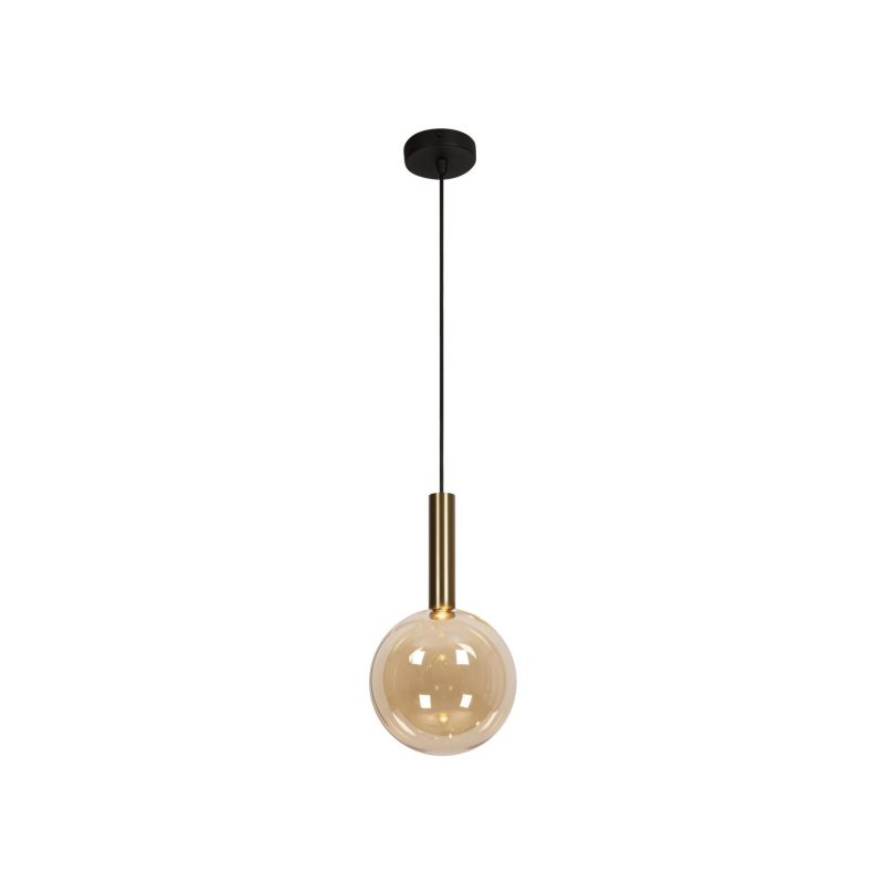 LUCIDE JOSIANE - Lampada a Sospensione - Ø 18 cm - Nera - Vibes