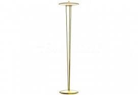 Nordlux Vloerlamp art deco wit opaal/messing, 15W LED 900lm dimbaar
