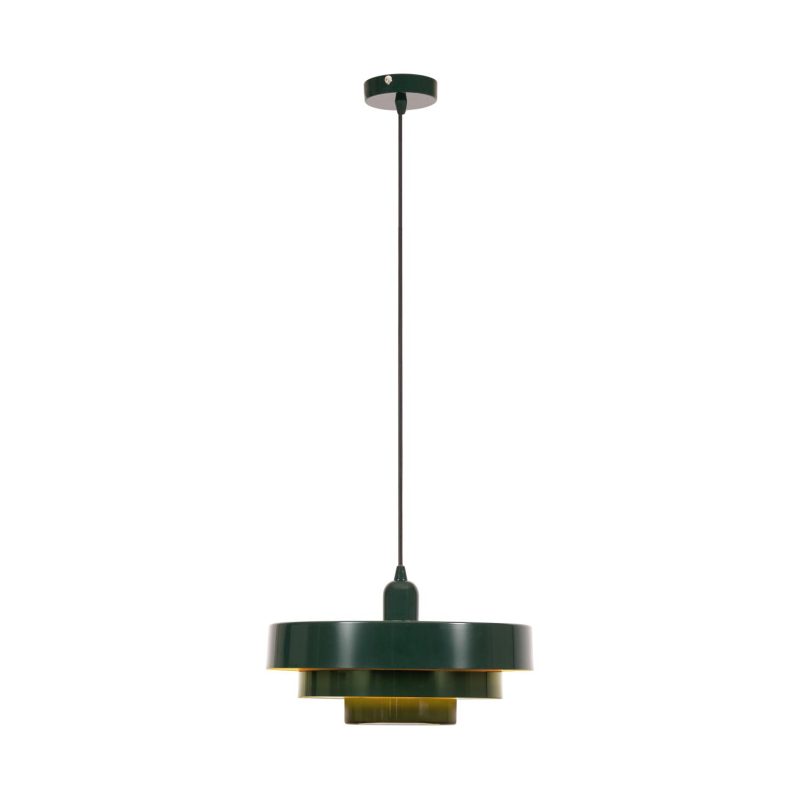 LUCIDE RUNA - Suspension - Ø 35 cm - 1xE27 - Vert - Essential
