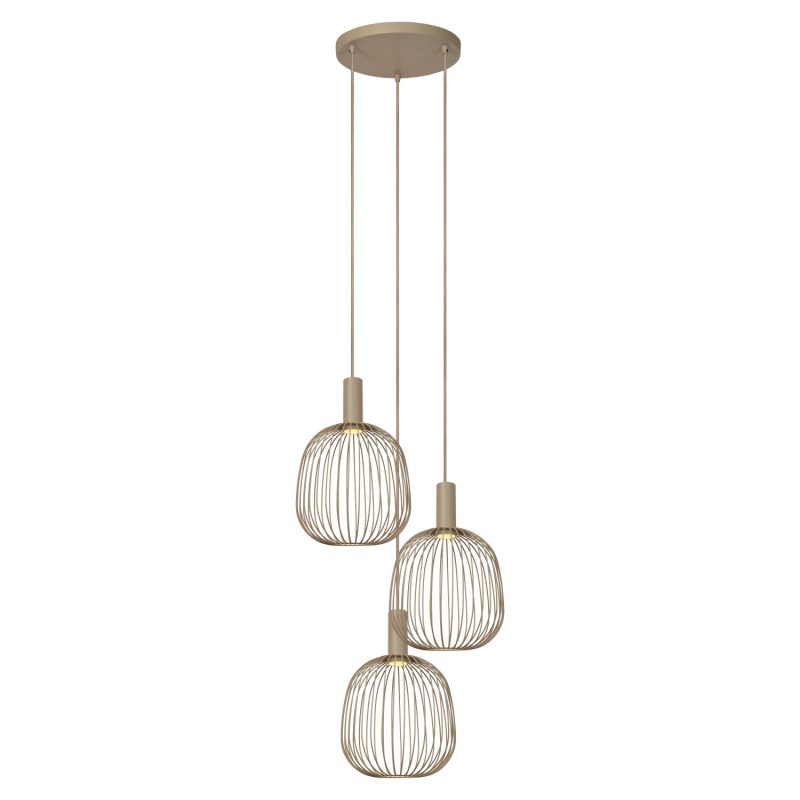LUCIDE ESTEREL - Lampada a Sospensione - 3xGU10 (MR11) - Taupe - Essential