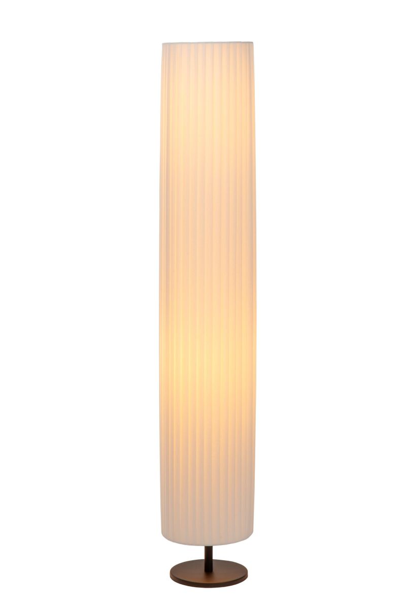 LUCIDE FOLD - Vloerlamp - Ø 20 cm - 2xE27 - Wit