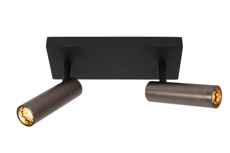 LUCIDE GRADO - Faretto da Soffitto - 2xGU10 (MR11) - Ferro Grigio