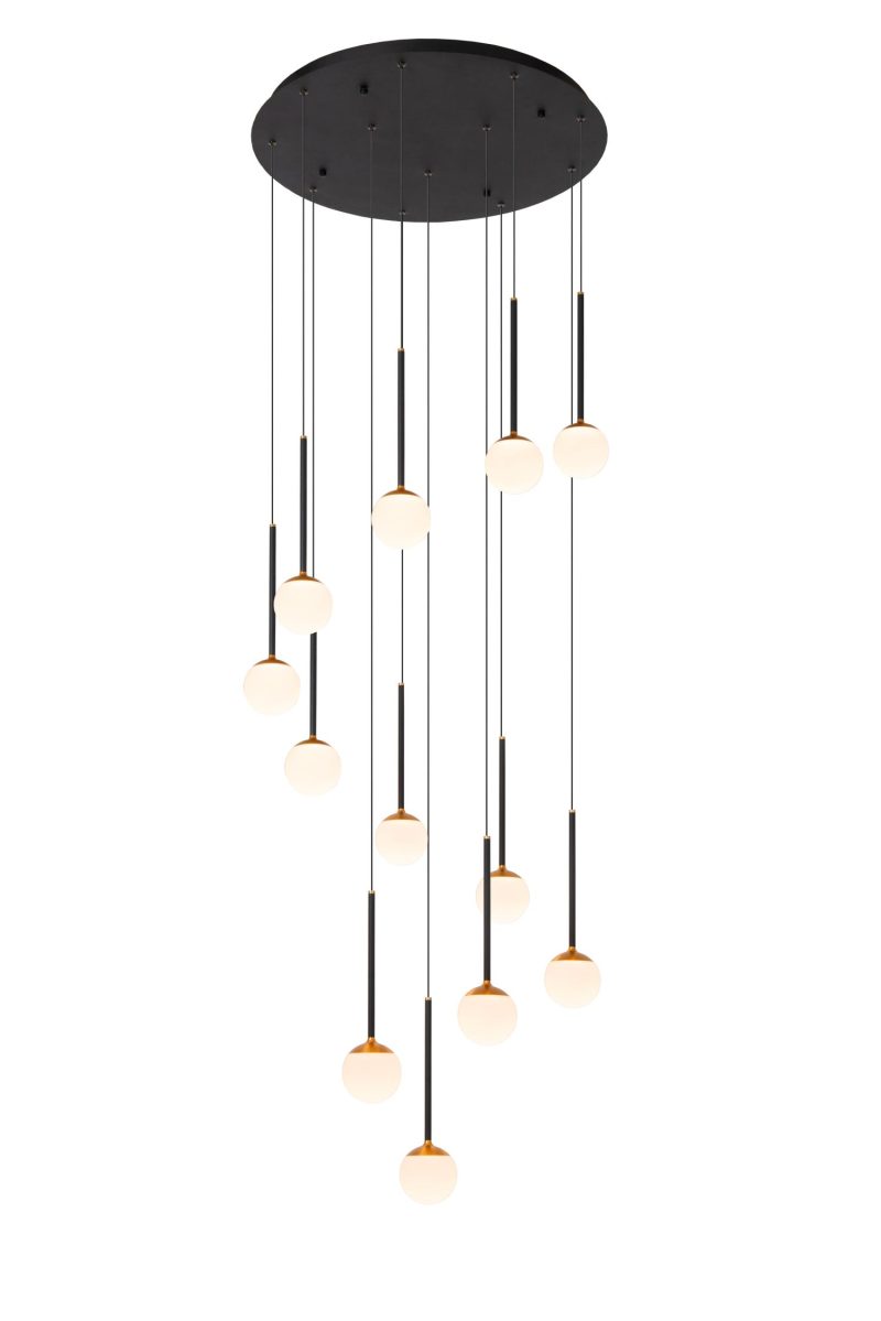 LUCIDE CALINA - Hanglamp - Ø 69,9 cm - LED Dimb.