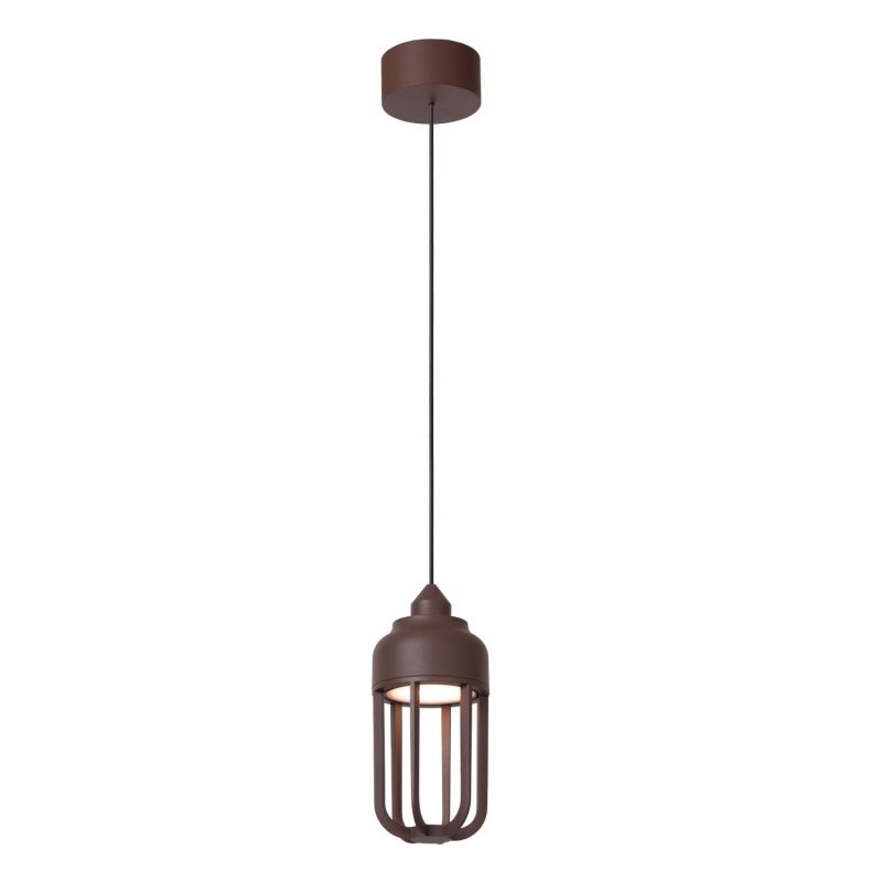 LUCIDE WELLS - Lampada a Sospensione Interna/Esterno - Ø 10 cm