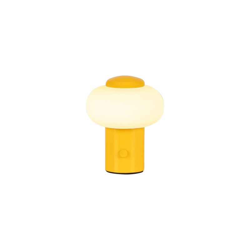 LUCIDE GUSTAV - Rechargeable Table Lamp - Battery/Accu - Ø 8 cm - Dimmable LED