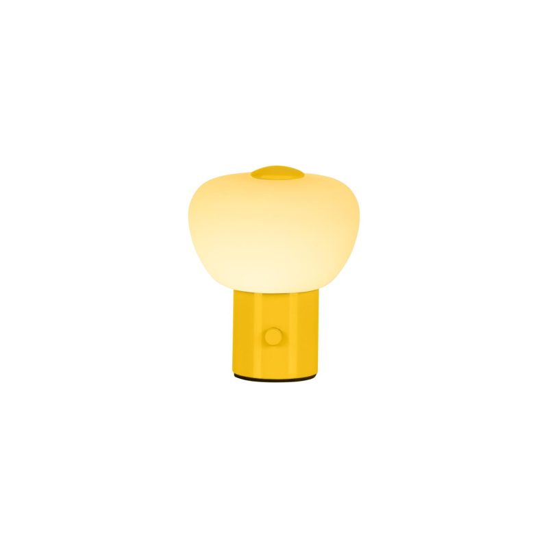 LUCIDE GUSTAV - Lampe de Table Rechargeable - Accu/Batterie - Ø 8 cm - LED Dimmable