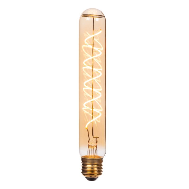 LUCIDE T32 - Filament lamp - Ø 3,2 cm - LED 3 StepDim (Memory) - E27 - 1x4,9W 2200K - Amber