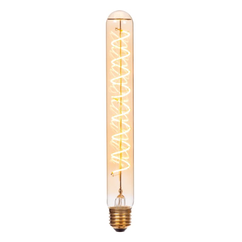 LUCIDE T32 - Filament lamp - Ø 3,2 cm - LED 3 StepDim (Memory) - E27 - 1x4,9W 2200K - Amber