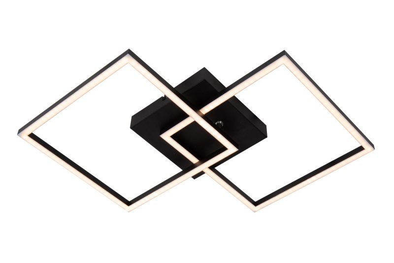 LUCIDE ARIANNE - Ceiling Light - LED - CCT - 1x23W 2700K/4000K - Black