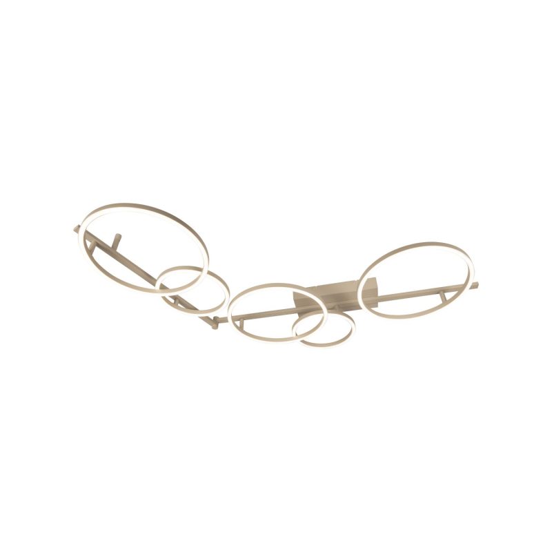 LUCIDE NICOLA - Deckenleuchte - LED - CCT - 1x37W 2700K/4000K - Taupe - Essential