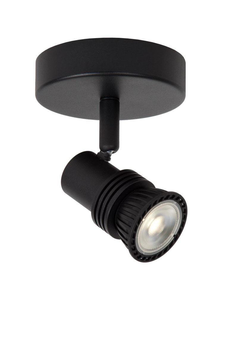 LUCIDE KIANTI - Foco de Techo - Ø 10 cm - 1xGU10 (MR16) - Negro