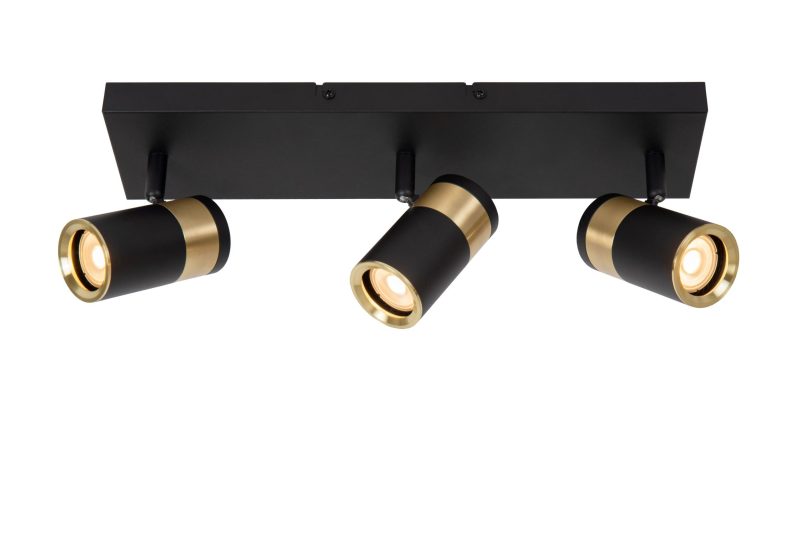 LUCIDE GORIK - Ceiling Spot - 3xGU10 (MR16) - Black
