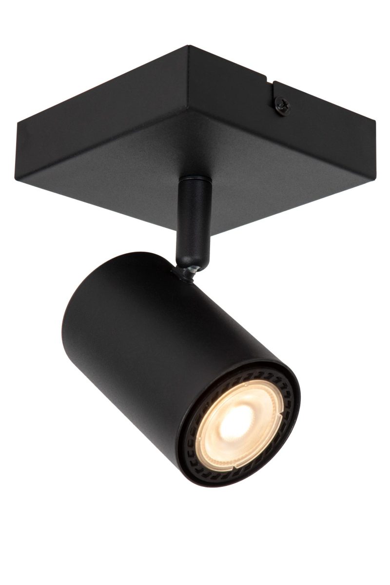 LUCIDE AMIGO - Foco de Techo - 1xGU10 (MR16) - Negro