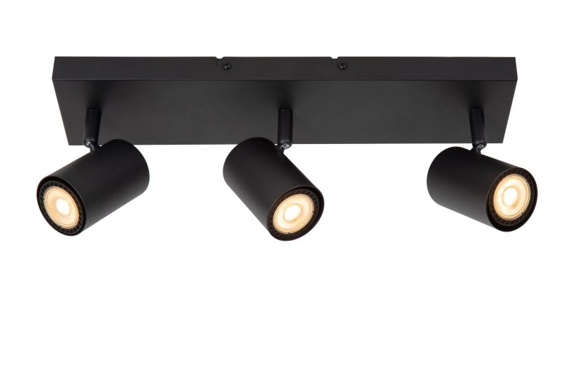 LUCIDE AMIGO - Faretto da Soffitto - 3xGU10 (MR16) - Nero