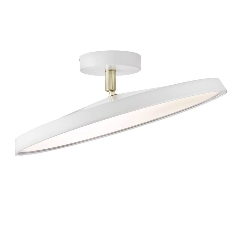 Nordlux LED ceiling panel 24W dimmable white Ø38.5 cm, 1600 lumen