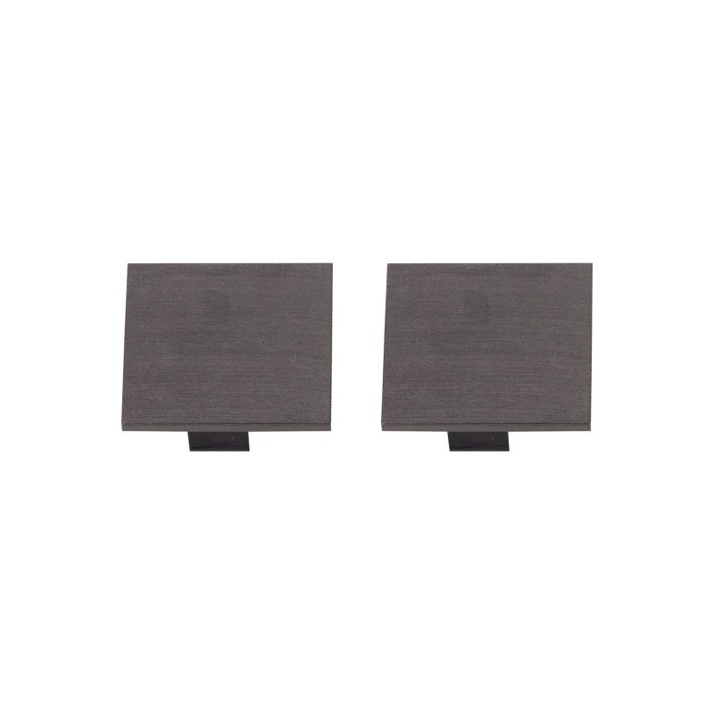 LUCIDE Premium LINIAL Capuchon - Système de rail 1-phase / Éclairage sur rail - Smart - Rail 48V - Ensemble de 2 - Chrome Noir Mat