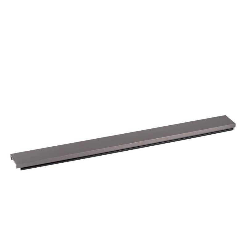 LUCIDE Premium LINIAL Plaque de Couverture - Système de Rail 1-Phase / Éclairage sur Rail - Smart - Rail 48V - 10 CM - Chrome Noir Mat
