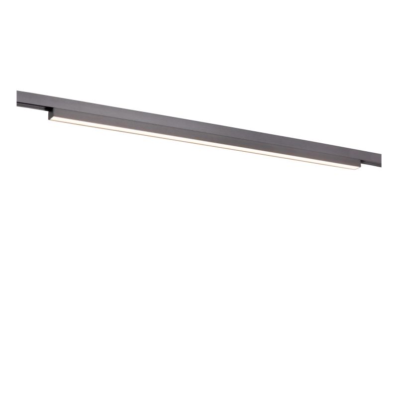 LUCIDE Premium LINIAL GLYXX Railspot - 1-fase Railsysteem / Smart Railverlichting - Smart - 48V Track - 1xLED - Mat Zwart Chroom