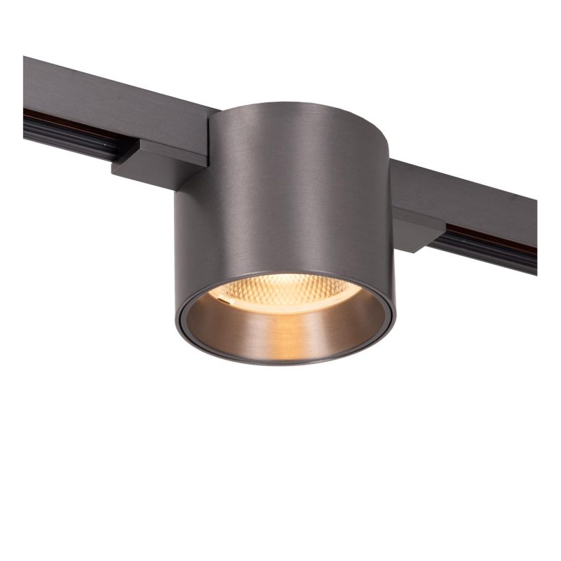 LUCIDE Premium LINIAL LUX Railspot - 1-fase Railsysteem / Smart Railverlichting - Smart - 48V Track - 1xLED - Mat Zwart Chroom