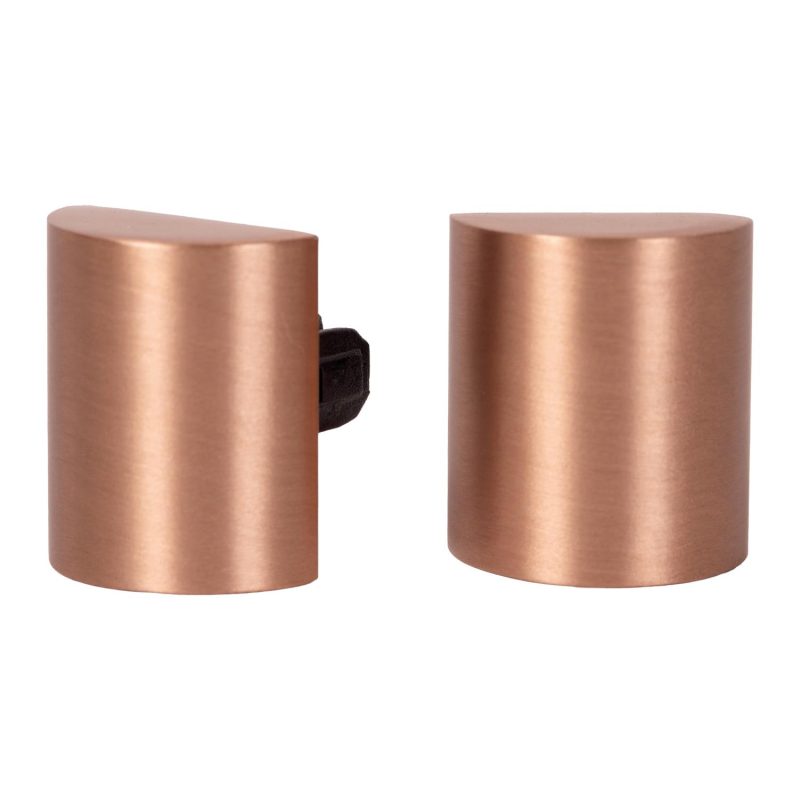 LUCIDE Premium Arc LINIAL Eindkap - 1-fase Railsysteem / Railverlichting - Smart - 48V Track - Set van 2 - Champagne