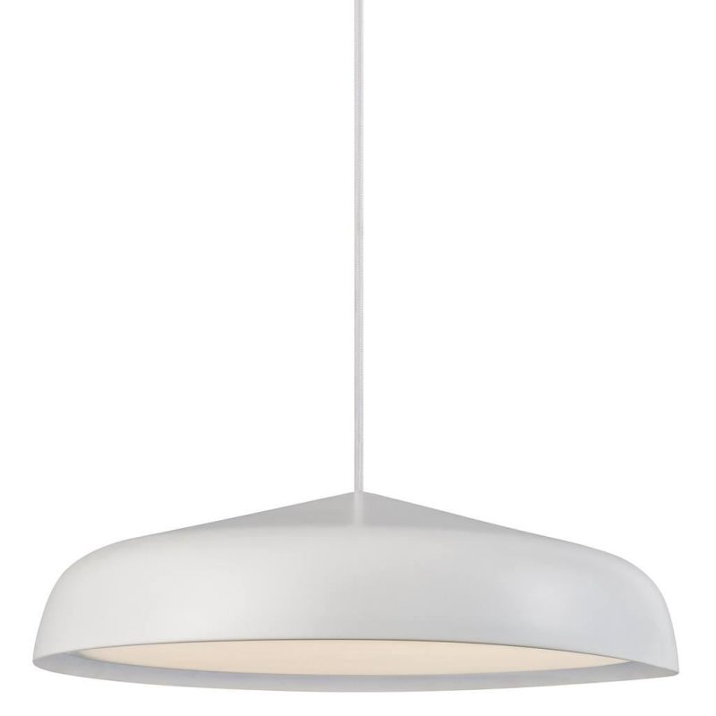 Nordlux Pendelleuchte Ø40 cm weiß mit LED-Modul 20W, dimmbar