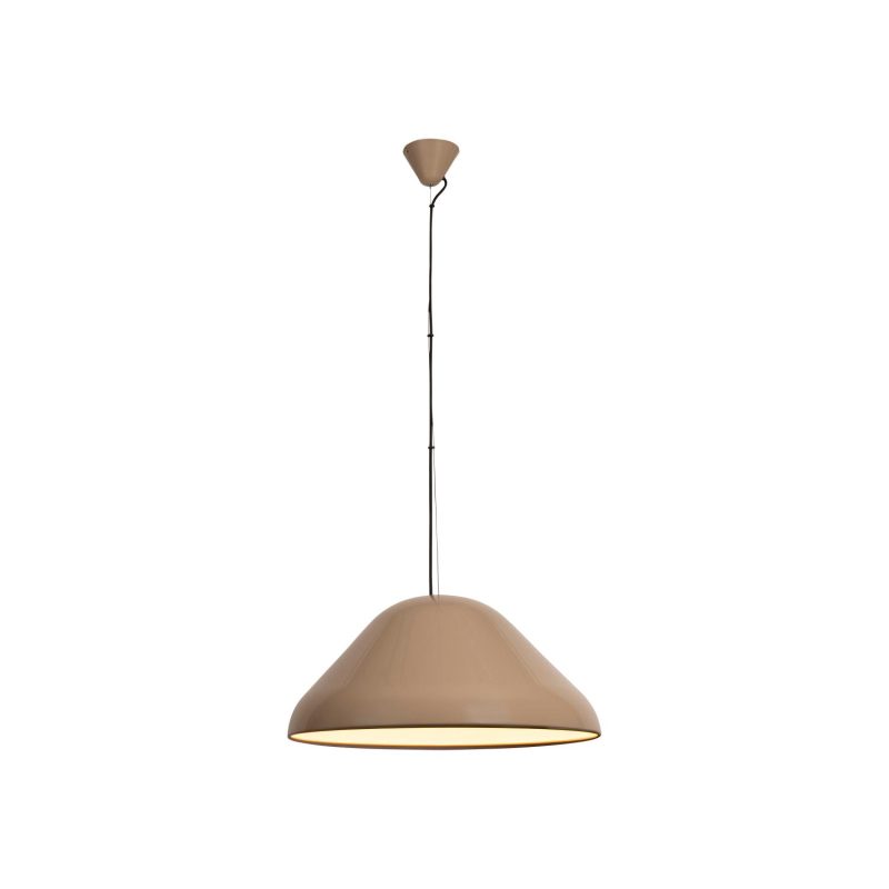 LUCIDE ANDRES - Hanglamp - Ø 56 cm - 1xE27 - Taupe - Vibes