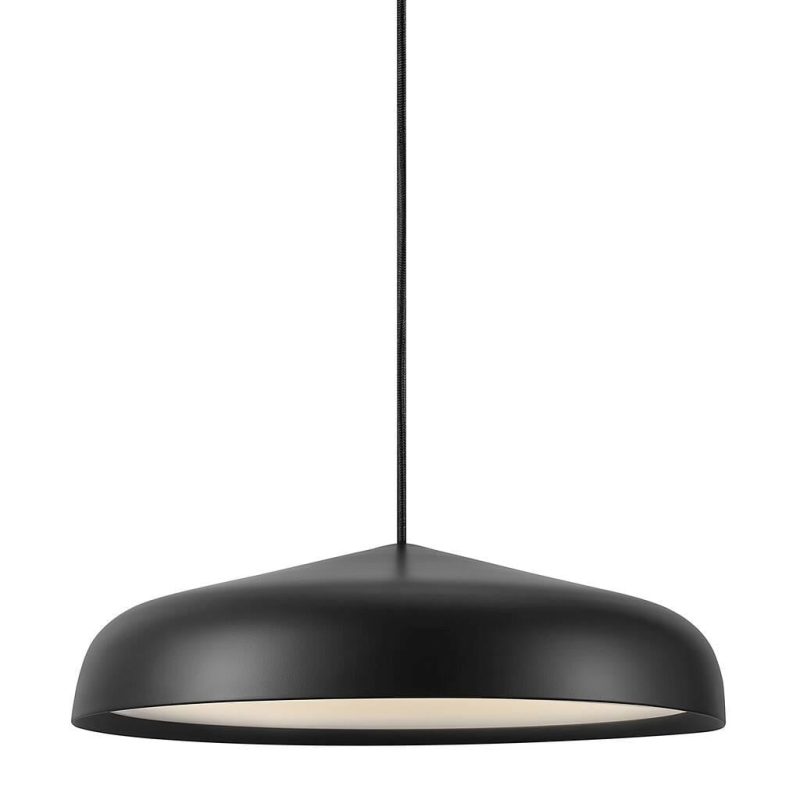 Nordlux Lampada a sospensione minimalista nera Ø40cm