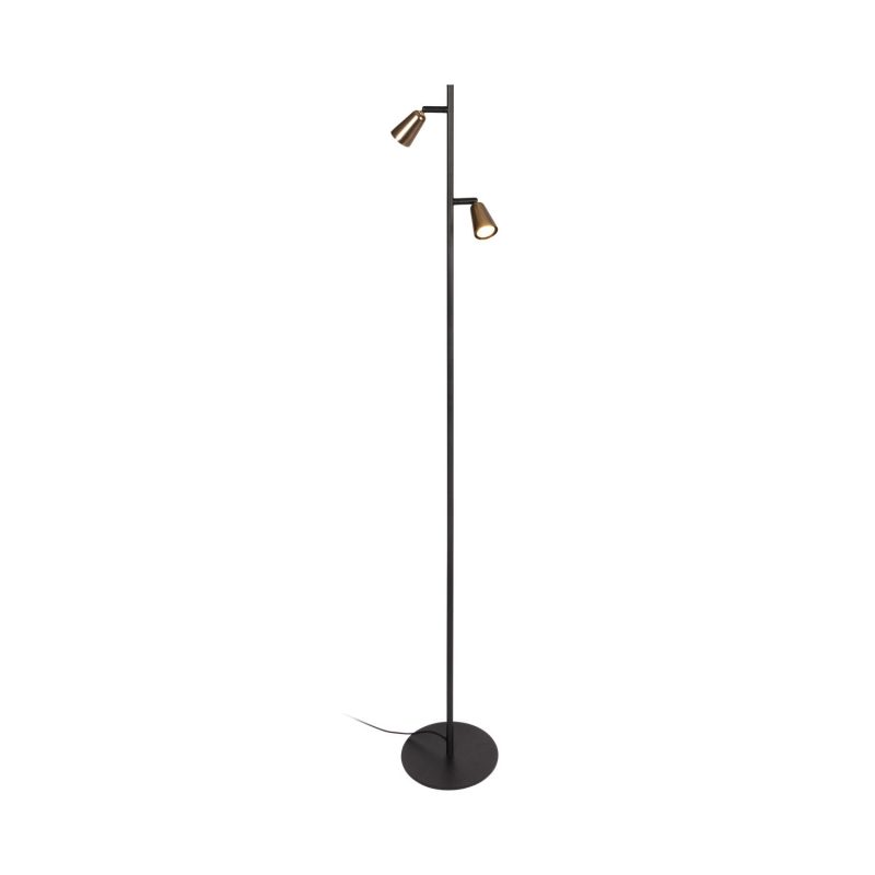 LUCIDE TIANA - Vloerlamp - 2xGU10 (MR16) - Champagne kleur - Essential