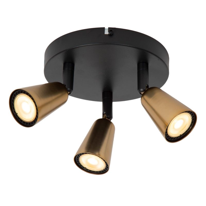 LUCIDE TIANA - Plafondspot - 3xGU10 (MR16) - Champagne kleur - Essential