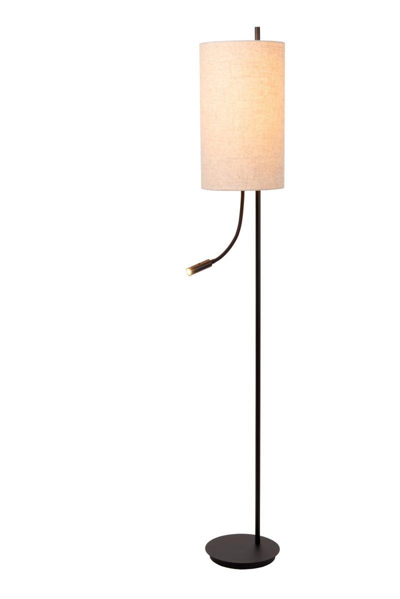 LUCIDE MAGIC - Vloerlamp - Ø 24 cm - 1xE27 - Zwart
