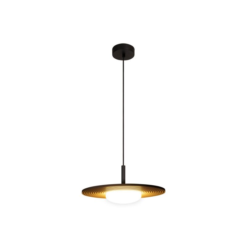 LUCIDE CARMINO - Hanglamp - Ø 38,7 cm - LED - 1x8W 2700K - Taupe - Essential