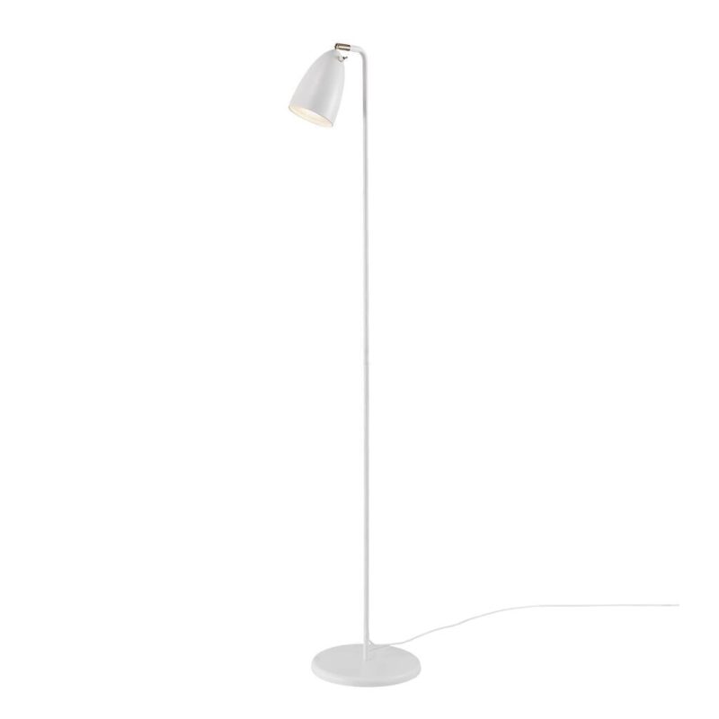 Nordlux Lampadaire rétro orientable blanc/télégris métal GU10
