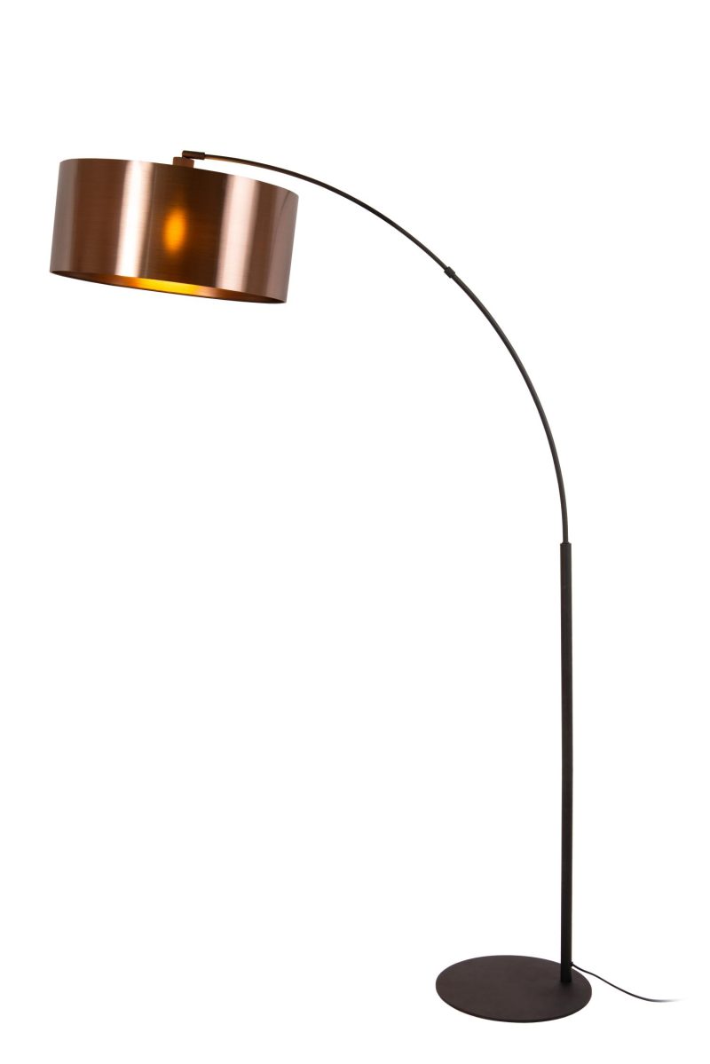 LUCIDE RANKOS - Booglamp - 1xE27 - Zwart