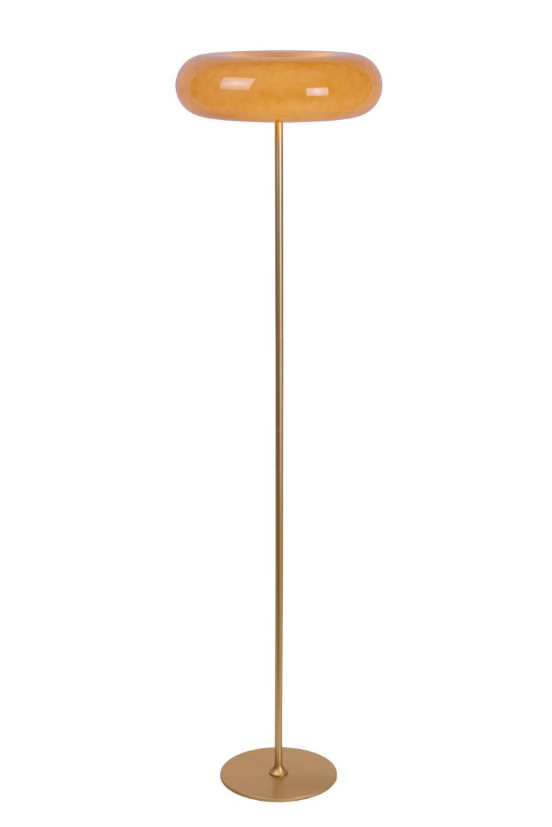 LUCIDE SENTINO - Vloerlamp - Ø 40 cm - 3xG9 - Taupe