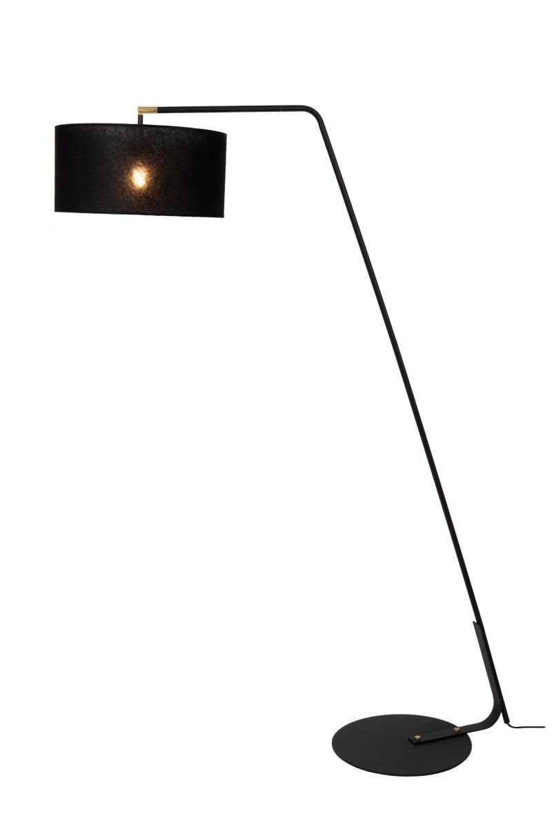 LUCIDE KELSO - Vloerlamp - 1xE27 - Zwart