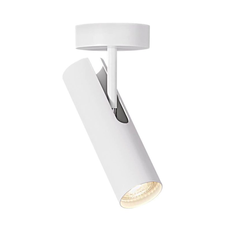 Nordlux Ronde plafondlamp wit metaal, GU10 fitting, dimbaar, Ø60 cm