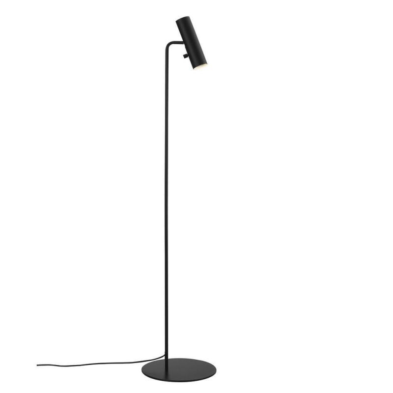 Nordlux Stehlampe schwarz Metall 141 cm, verstellbarer Arm, GU10 excl. Leuchtmittel