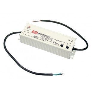 Meanwell LED Driver HLG 0-80W IP65 Waterproof, Metal Housing